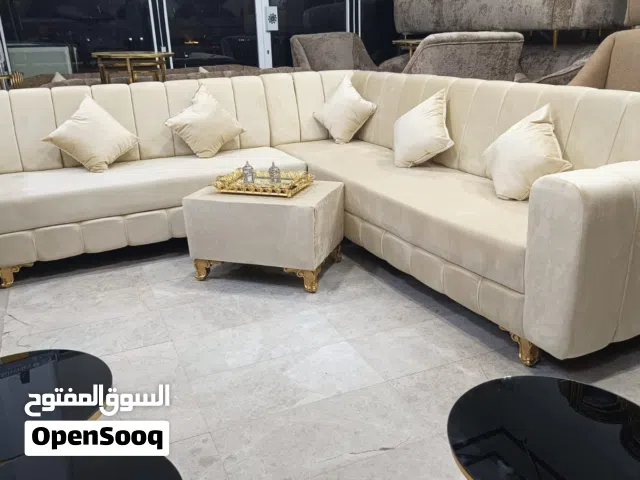 طقم كنب 5 متر جديد وجميل الوان متعددة حسب الطلب اقرا الوصف اسفل الاعلان