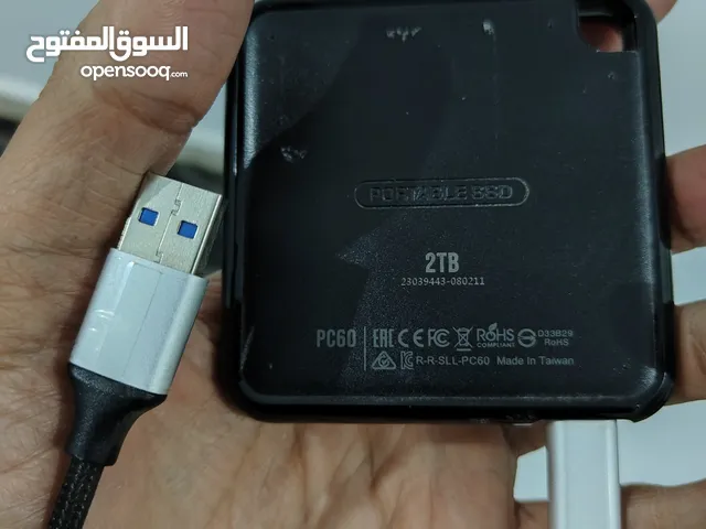 هاردسك SSD خارجي 2TB مليان العاب PS4