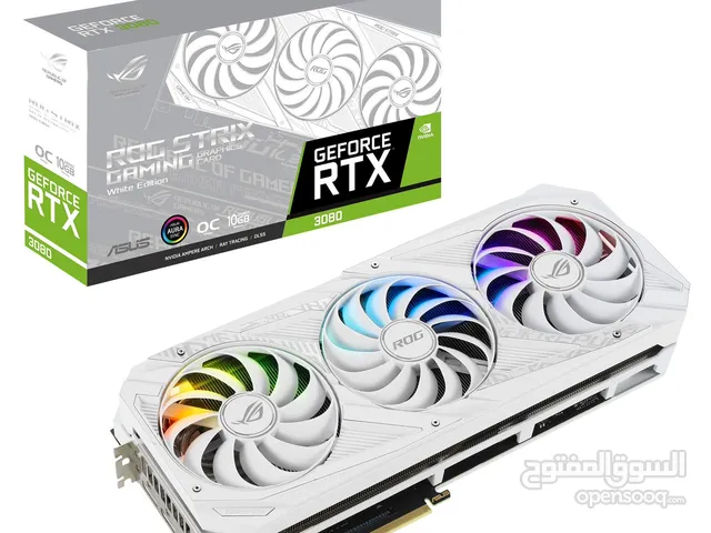 ASUS ROG STRIX NVIDIA GeForce RTXTM 3080 White OC Edition Gaming Graphics Card