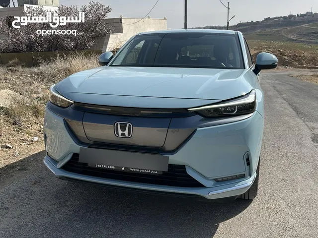 HONDA‏ E:Np 1 / E1 /2023  فحص كامل 7 جيد بدون اي ملاحظات اللون ازرق سماوي كرت أبيض