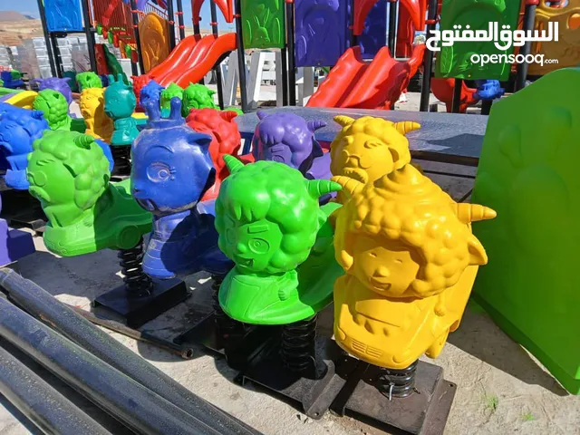 هزاز زنبركي بولي إيثيلين متين للأطفال