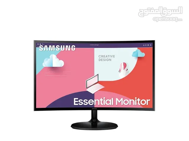 ‏SAMSUNG 24 Inch Essential Curved Monitor, 75Hz AMD FreeSync, Gameing