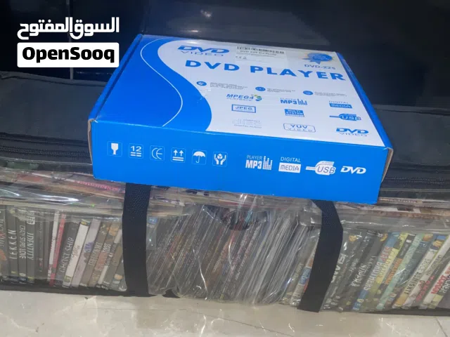 جهاز دي في دي جديد مع شنطة اشرطة افلام