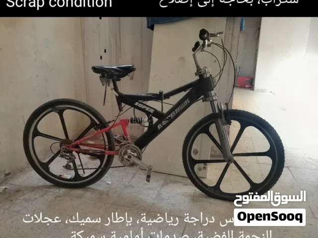 26# Scrap Sports Bicycle with THICK FRAME, ALLOY RIMs & FAT front Shocksسکراب
