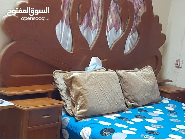 غرفة نوم صاج وجهين متكامله سرير وكنتور وميز تواليت
