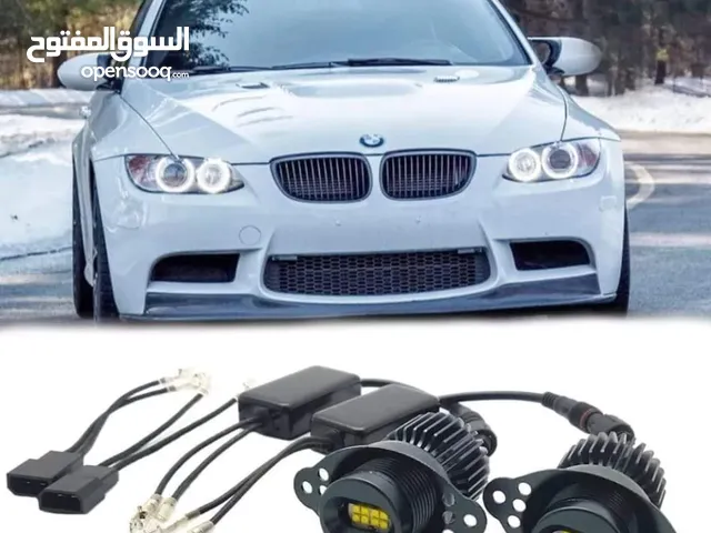 طقم كاسة رينجات ليد جديد أعلى إضاءة 80 W خاص بالسيارة E90 فيس ليفت من 2009 حتى 2011 canbus