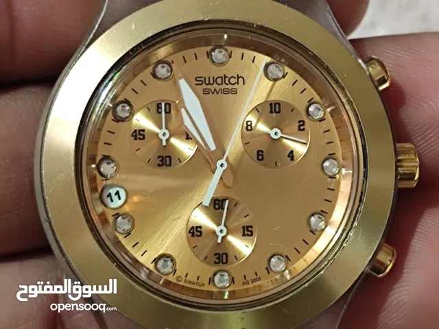 ساعة نسائي سواتش سويسرية الصنع