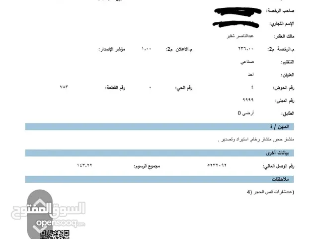 منشار حجر ورخام مع الارض للبيع بسعر مغري............................................................