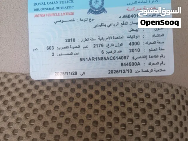 Used Nissan Pathfinder in Muscat