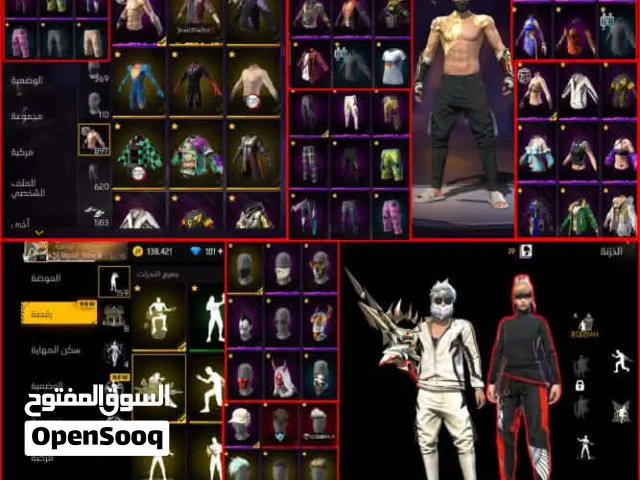 Free Fire Accounts and Characters for Sale in Cairo