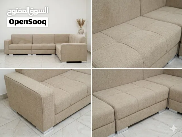 للبيع صالون ركنة (زاوية) أنيق ومريح، بحالة ممتازة جداً.