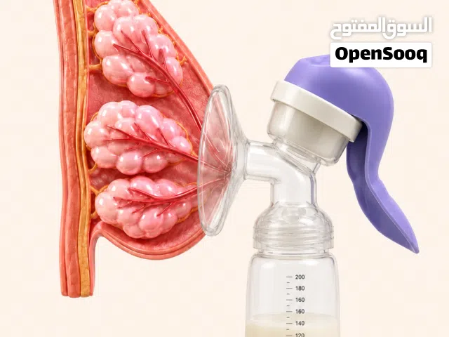 مضخة حليب الأم اليدوية المريحة REALBUEE