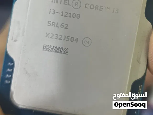 للبيع معالج 12100-Intel Core i3 مع كرت شاشة  Intel UHD 730 مدمج