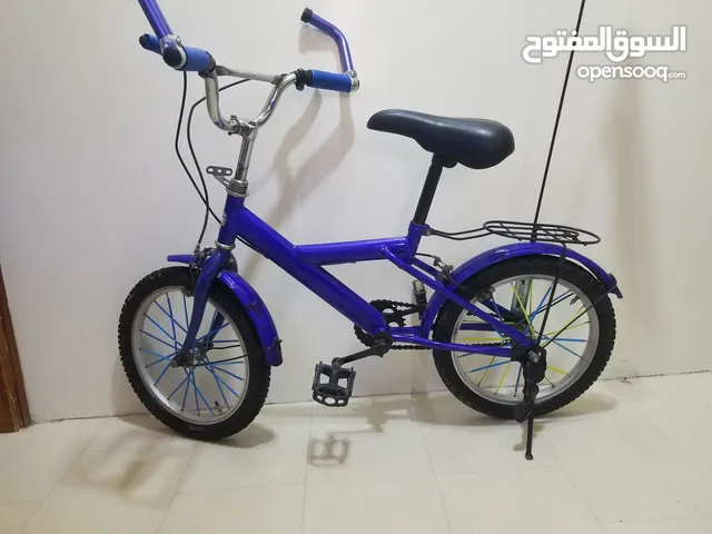سيكل صغير مقاس 16 سكان كروم الأصلي لون أزرق غامق نظيف جدا جدا