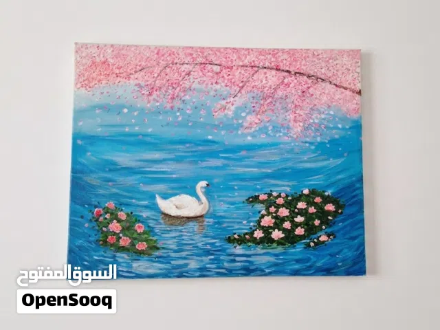 صورة مرسومة وليس مطبوعة مرسومة بالاكرلك