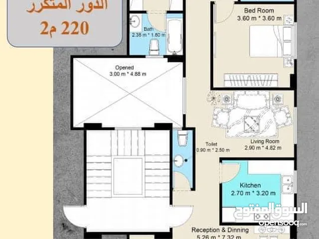 220 m2 3 Bedrooms Apartments for Sale in Cairo New Administrative Capital