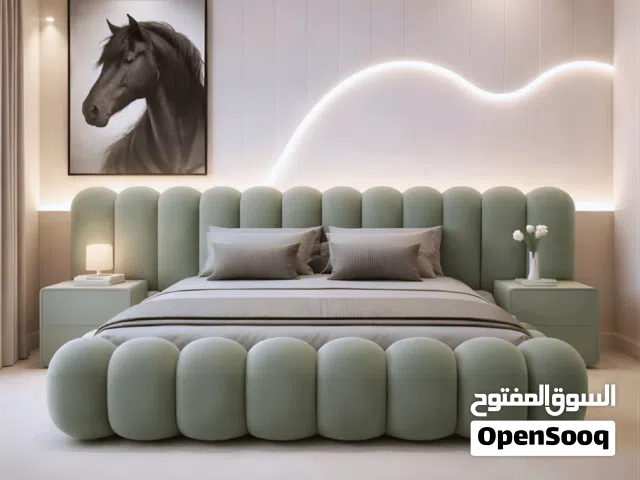 Modern Bubble Upholstered Bed Frame