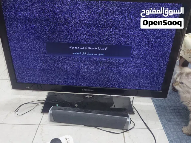 شاشة سامسونج 36 بوصة تعمل بسماعة خارجية تعمل جيدا سعر البيع 100 ريال