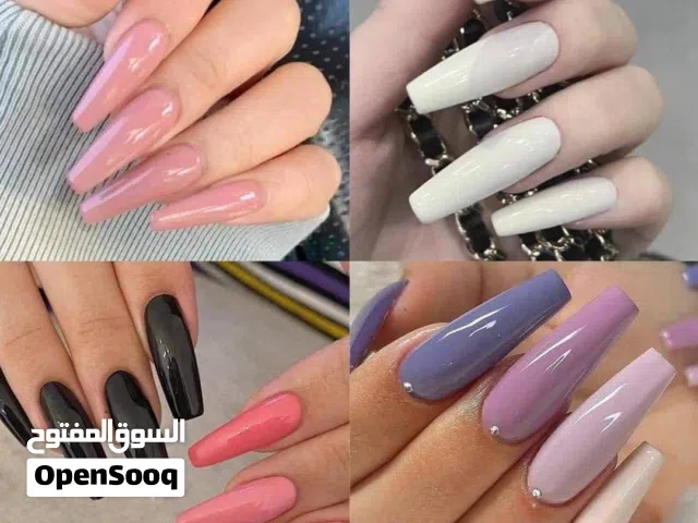 سيت اضافر ملونة تركيب اكرلك