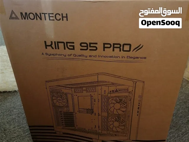 كيس كمبيوتر montech king 95 pro اسود جديد