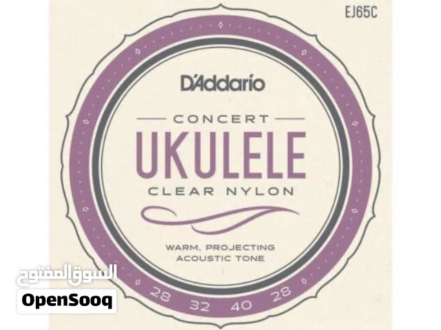 اوتار داداريو كونسرت يوكليلي – DAddario Concert Ukulele Clear Nylon Strings (28 – 28)