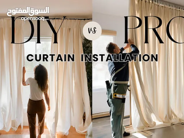 fixings curtains and clocks tv stand and mirror photo frame drilling and fixing work all kind