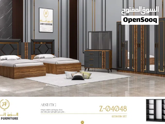 غرف نوم تركي 2 سرير شامل تركيب ودوشق الطبي