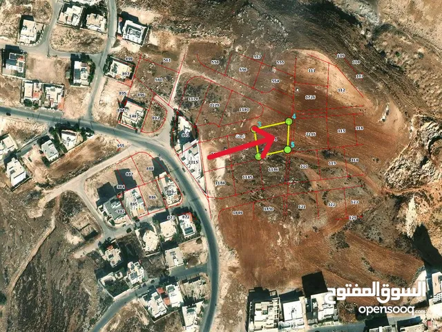 للبيع قطعة ارض من اراضي البحاث غرب عمان على شارعين موقع مميز للاستثمار خلف ترخيص مرج الحمام