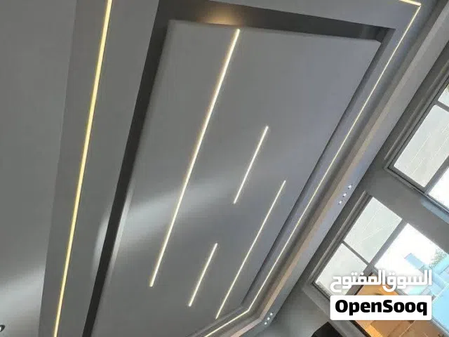 معلم سوري دهان وجبس بورد في أربد لجميع الديكورات الحديثة والعازل الداخلي والخارجي