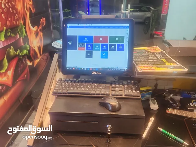 معدات مطعم برجر شبه جديد