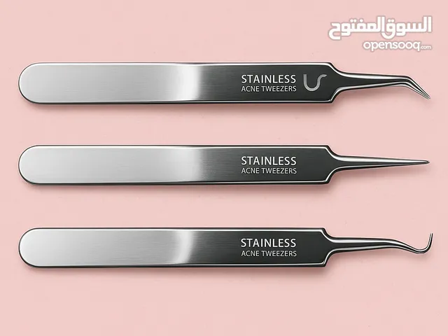 طقم 3 ملاقط إزالة رؤوس سوداء وحبوب – إستانلس أصلي – 100 جنيه