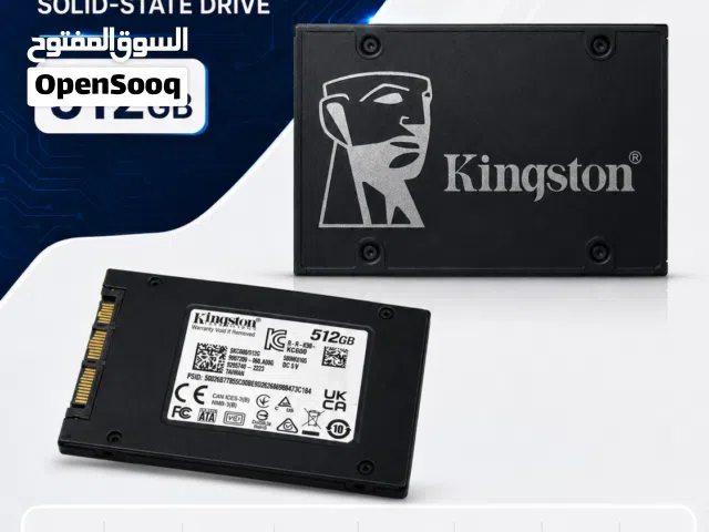 قطع تخزين SSD Kingston مستعملة عدد 2