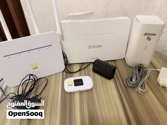 راوتر مودم فايبر والجيل الخامس امنية وزين