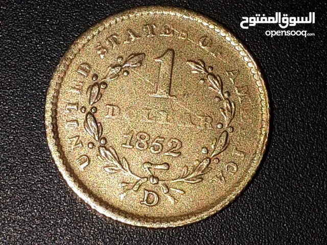 عمله واحد دولار امريكي عام 1852 مع حرف D  اقراء التفاصيل واذا عجبك السعر  مبروك على  صاحب النصيب