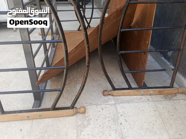 تختين مفرد حديد وخشب