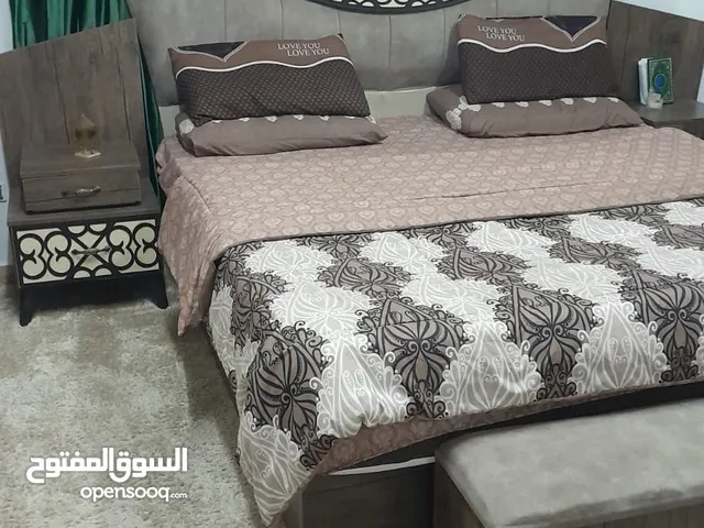 غرفة نوم جديده غير مستعملة غير شهر واحد غرفة خشب لاتية ملبس لامانيت