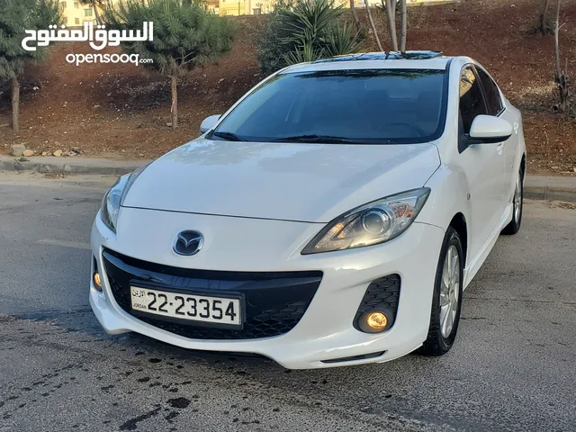 مازدا 3 زوووم موديل 2013 فل كامل مع الفتحه بأعلى صنف ومواصفات من فئتها MAZDA 3 ZOOM MODEL 2013