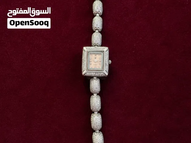 ساعة فضة عيار 925 للبيع