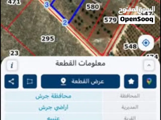 Mixed Use Land for Sale in Jerash Unaybah