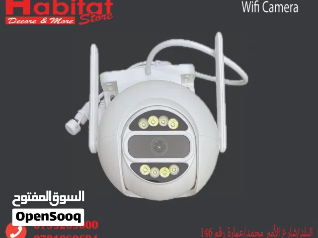 كاميرا مراقبة ذكية وايفاي خارجية وداخلية ضد الماء بحركة ودوران ورؤية ليلية  AI Smart WiFi IP Camera