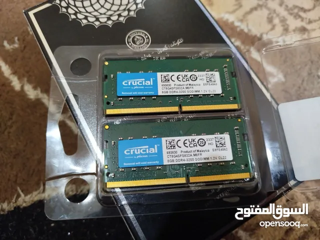 رامات لابتوب DDR4 SO-DIMM كروشال Crucial