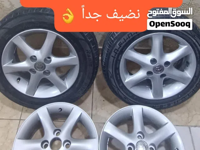 للبيع رنقات كورولا حجم 14 بحالة ممتازة موديل2007