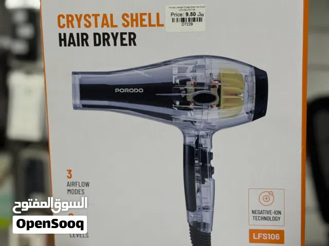 Porodo Lifestyle Crystal Shell Hair Dryer - Black