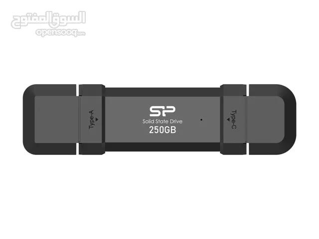 Silicon Power DS72 USB 3.2 Gen 2 Type-C Portable SSD 250GB اس اس دي خارجي هارد ديسك