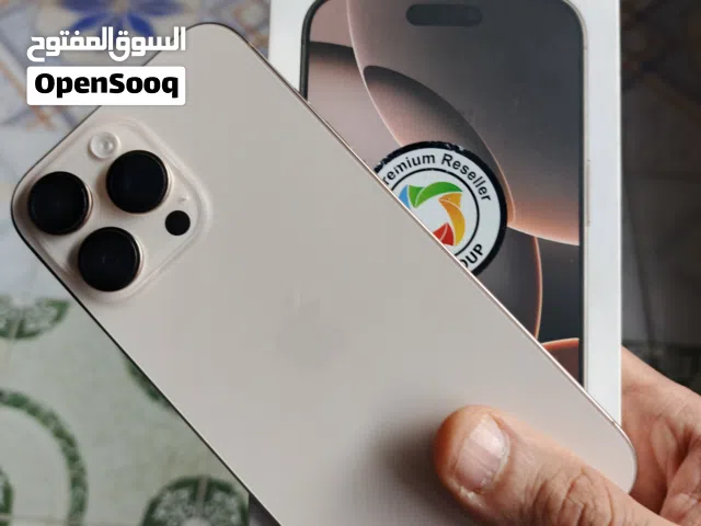 للبيع إيفون 16برو ماكس فوول نظافه بعده بالضمان ماستر 256 مشحون 103 مكفول