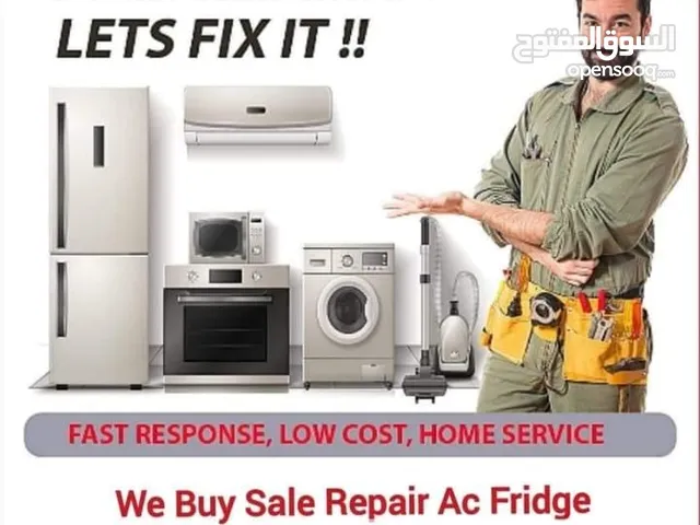 Repair & Service- A/C Fridge-Washing machine GasCooker,dryer,  Please call