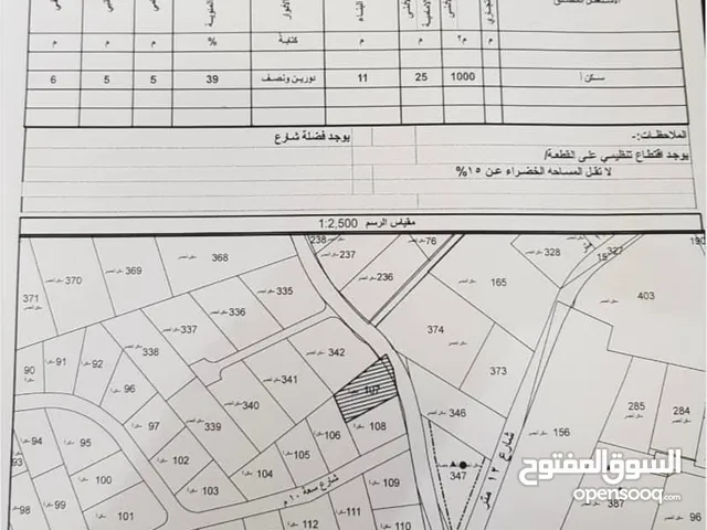 دونم أرض مطلة و مرتفعة في الفحيص - للبيع