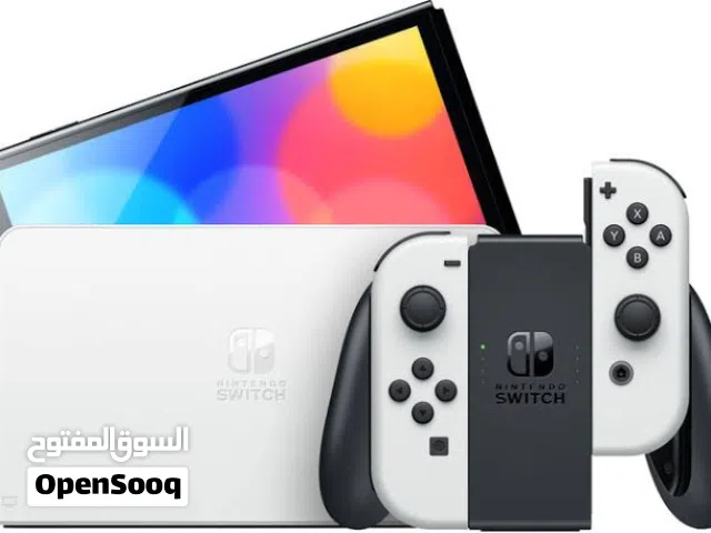 Nintendo switch oled مستخدم فقط ثلاثة أشهر بسعر مميز وقابل للتفاوض
