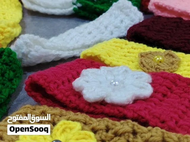 ربطات شعر كروشيه  شغل يدوي