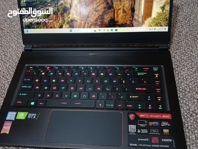 MSI Gaming Laptop RTX2080 توصيل فقط داخل اربيل